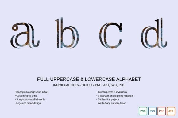 Download Rustic Bronze Serif Alphabet - Premium Resources