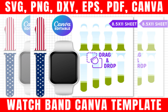 Download Watch Band Template, Watch Band Svg - Band Collection