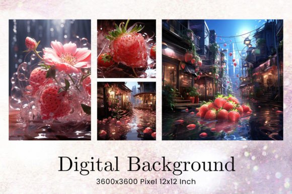 Download Strawberry Fruit Background Illustration - Illustration Collection