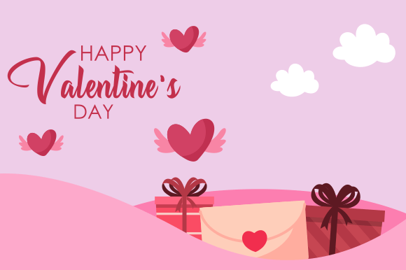 Download Flat Happy Valentine's Day Illustration - Illustration Collection