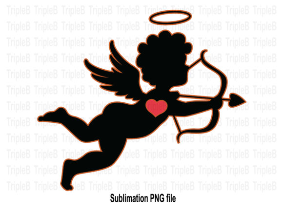 Download Cupid Heart Love Valentine's Sublimation - Premium Resources