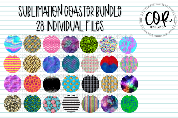 Download Sublimation Car Coaster Bundle - Coaster bundle Collection