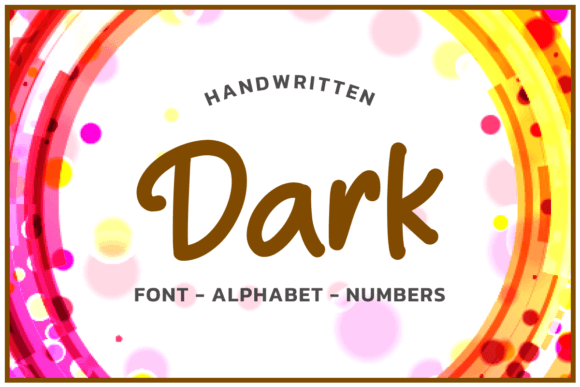 Download Dark Bronze Font Aplhabet - Premium Bundle