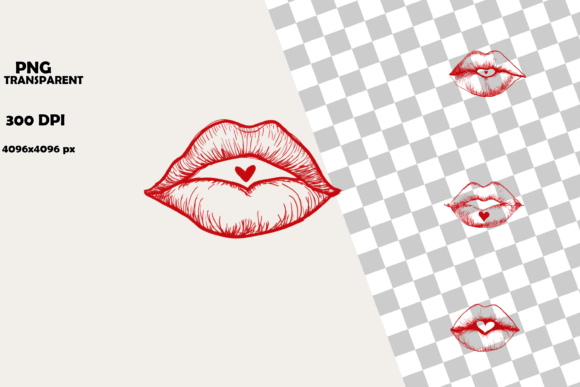 Download Cute Valentine Lips Clipart Bundle - Lips Collection