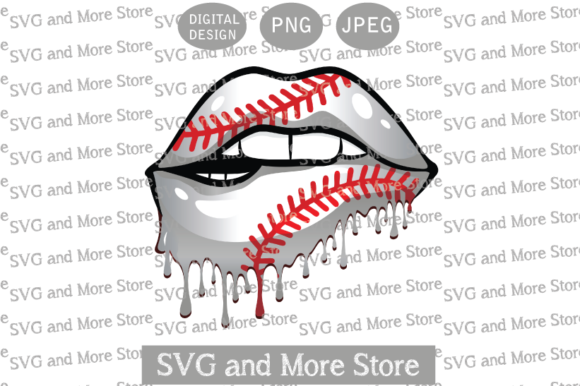 Download Baseball Lips, Dripping Lips, Sport Lips - Lips Collection