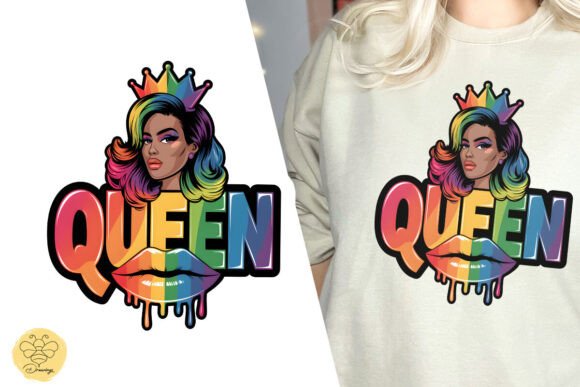 Download Queen Lips LGBT Rainbow PNG - Lips Collection