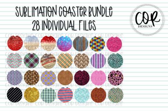 Download Sublimation Car Coaster Bundle - Coaster bundle Collection