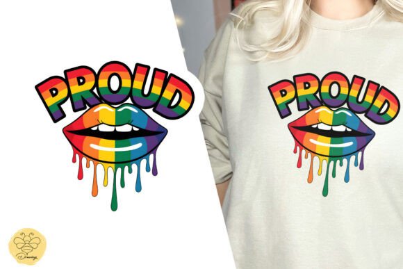Download Proud Rainbow Lips Pride LGBT PNG - Lips Collection